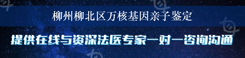 柳州柳北区万核基因亲子鉴定